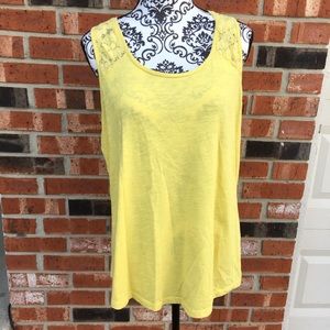 Sonoma Yellow Tank Top. Size XL